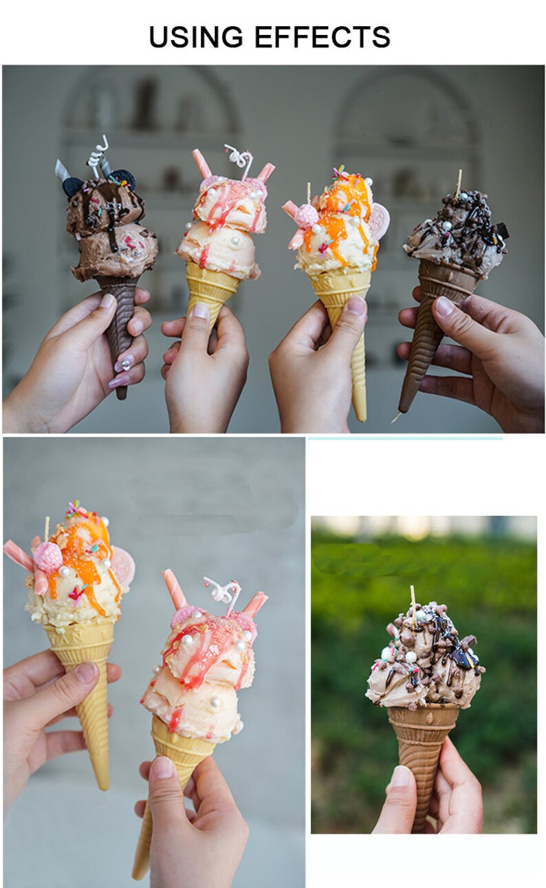 Cone Mold Ice Cream Cone Mold DIY Dessert Mold Aromatherapy Etsy