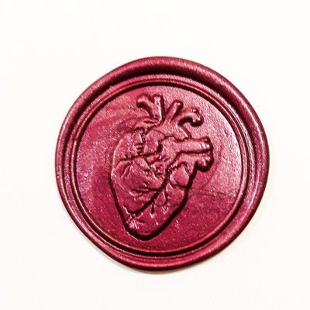 Heart Wax Seal Stampmetal Sealing Wax Stamppackage Etsy Australia