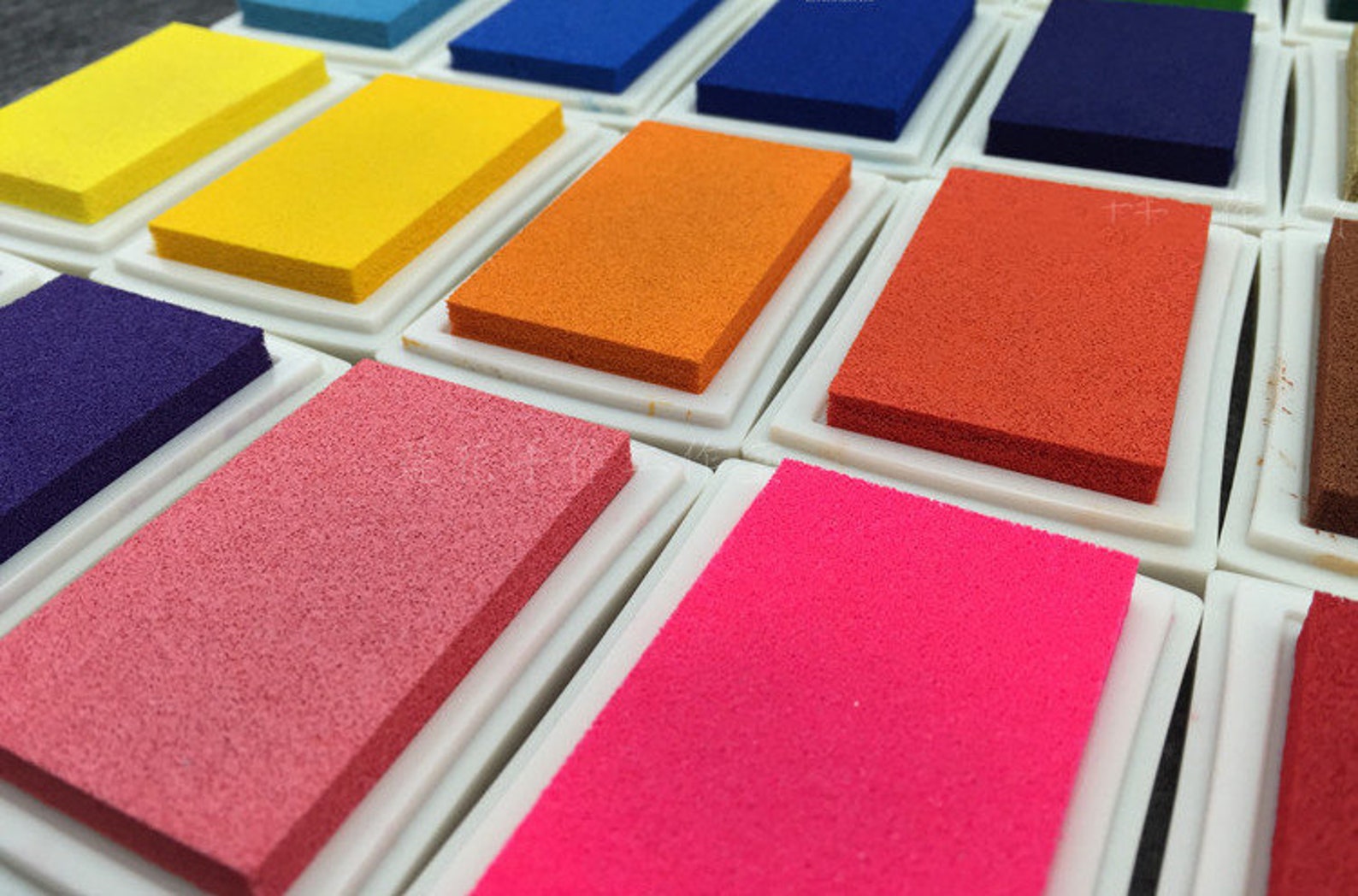 Colorful Inkpad40 Colors Available Rubber Stamps Inkpadcraft Etsy