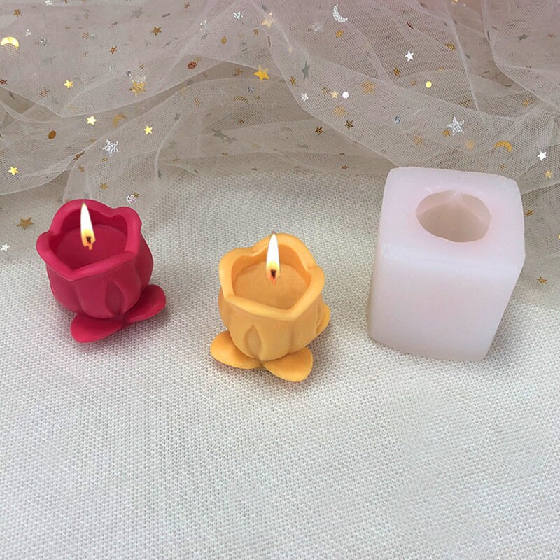 Carnation Flowers 3d Candle Silicone Mold Valentine's Day - Temu