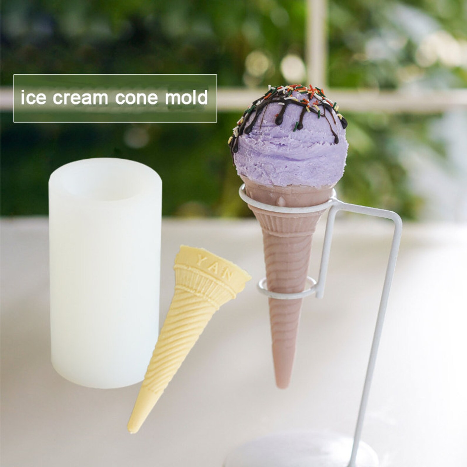 Cone Mold Ice Cream Cone Mold DIY Dessert Mold Aromatherapy Etsy