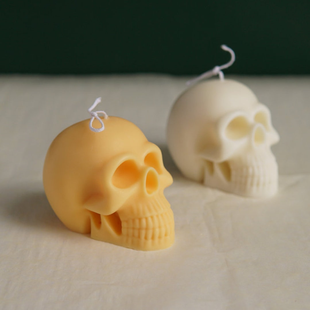 3d Skull Silicone Epoxy Resin Soap Mold Diy Skeleton Candle - Temu