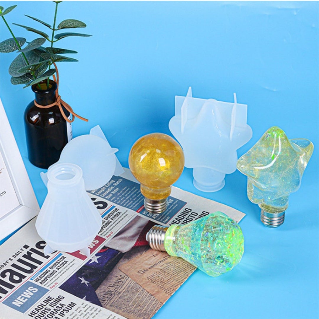 Light Bulb Mold Silicone Moldsphere Epoxy Translucent Mold Star Lights