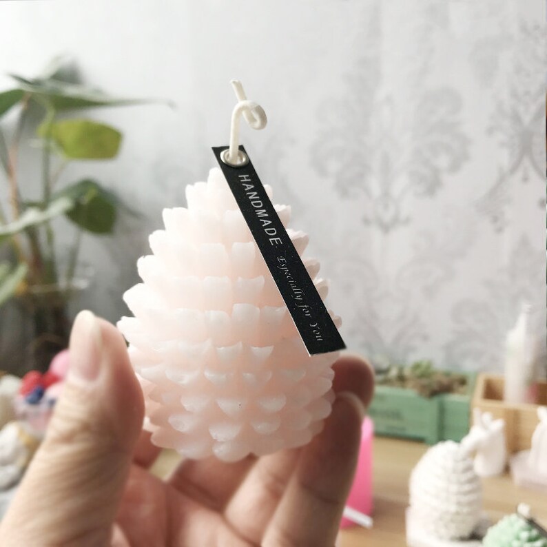 3D pine cone silicone material aromatherapy handmade candle mold-Christmas pine cone soap mold