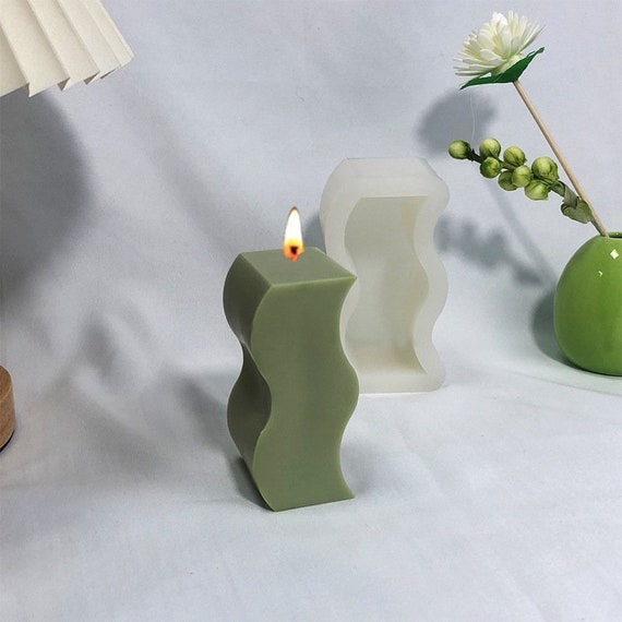 Geometric Candle Casting Silicone Mold Unique Candle - Temu