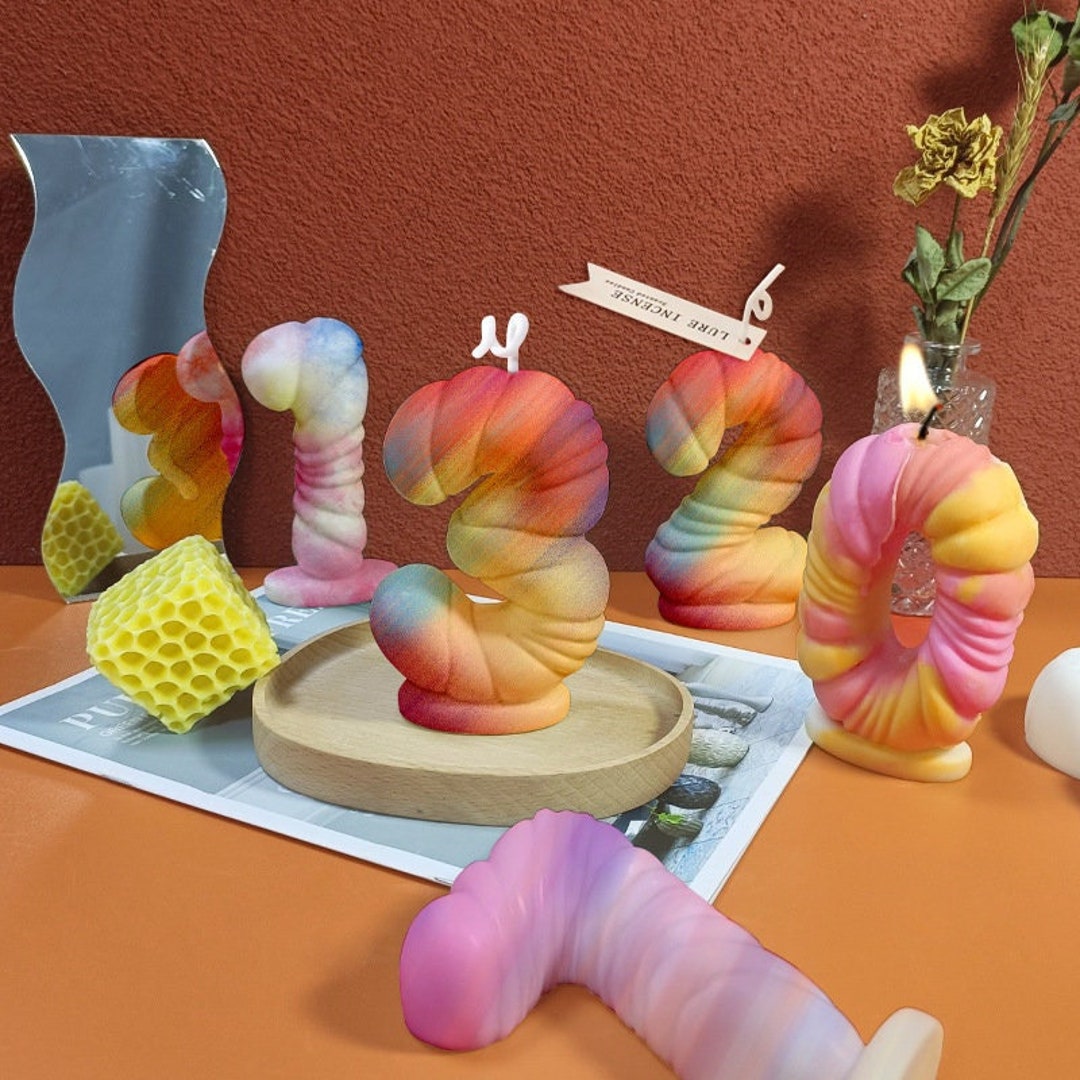 Birthday Digital Candle Mold, Number Candle Mold, Birthday Props