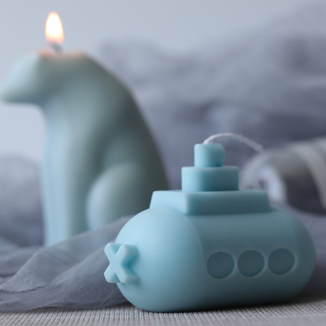 Submarine silicone material aromatherapy handmade candle mold Etsy