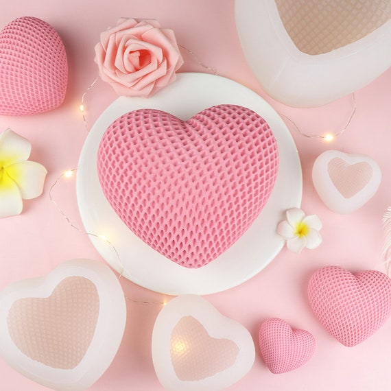 Heart Shaped Chocolate Mold 3d Plastic Mold Love Candy - Temu