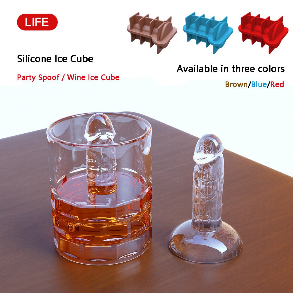 3D Penis Silicone Cake Mold Chocolate Ice Cube Tray Jelly DIY Bakeware  Moulds