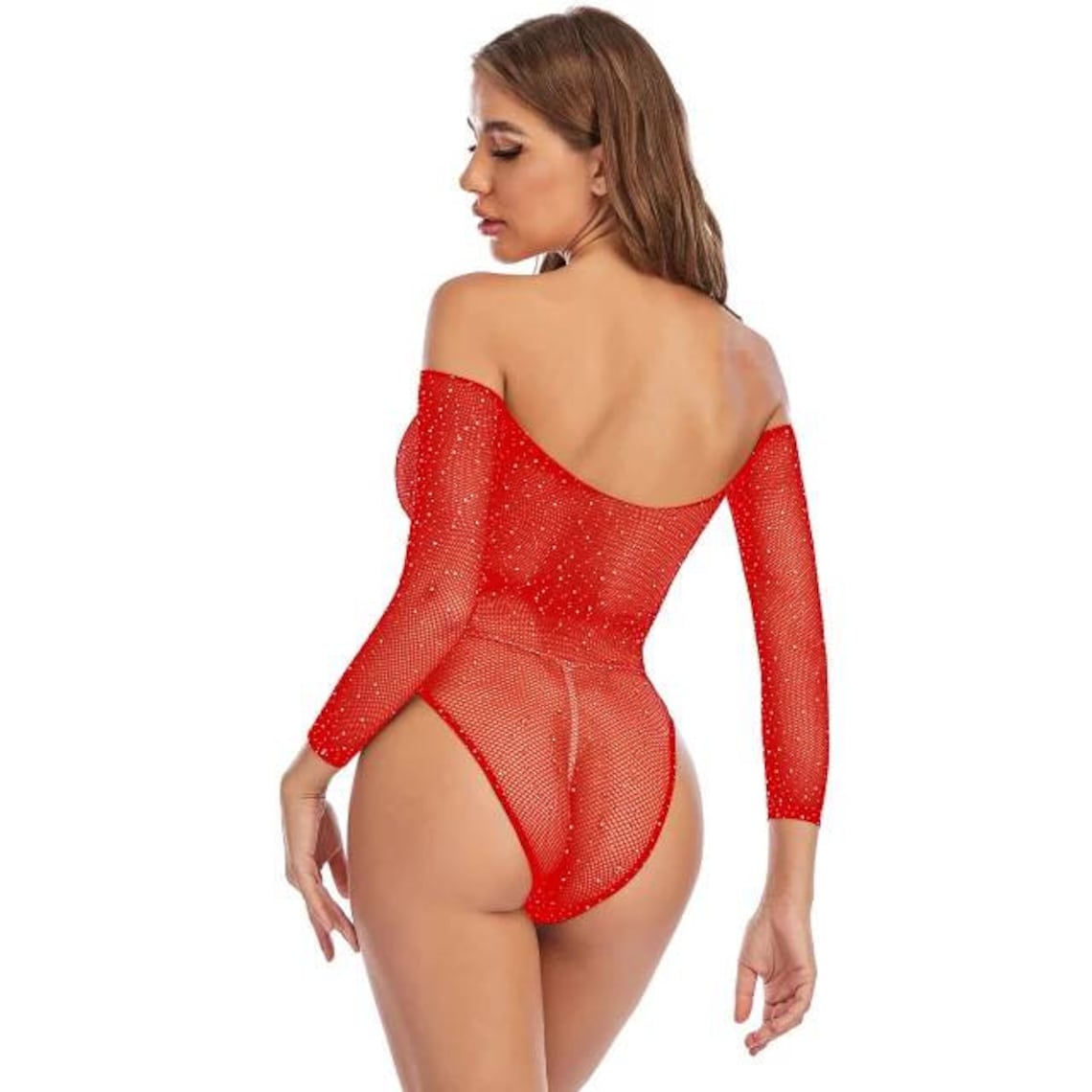 Design Rhinestone Bodysuit Lingerie Clubwear Exotic Etsy