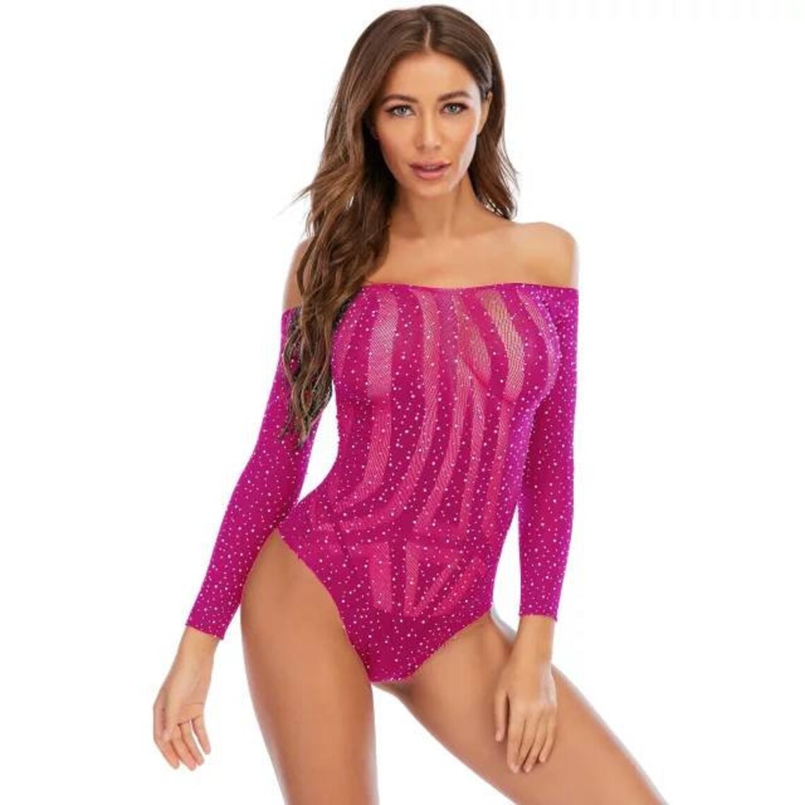 Exotic Dancewear Net Bodysuit Bodystocking Bodysuit with Etsy