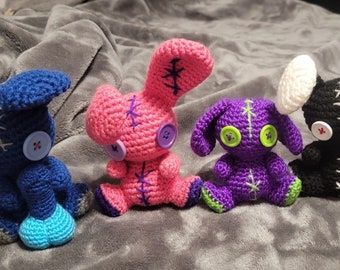 Crochet Voodoo Bunnies and voodoo baby
