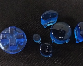 Resin Gamecube Controller clear Blue