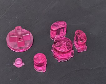 Resin gamecube controller buttons Hot Pink