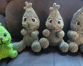 Baby Grinch inspired plushie