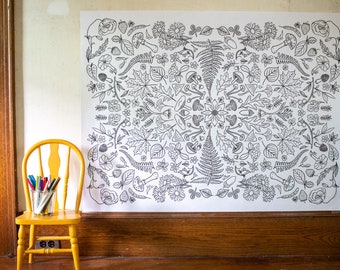 Download Giant Coloring Book Etsy
