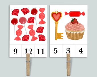 XL Valentine flashcard