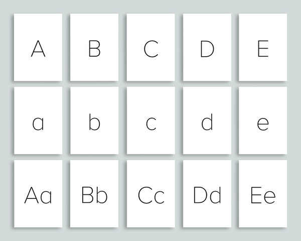 ABC Capital Letters Pdf Full Alphabet & Individual Letters Total 27 ...