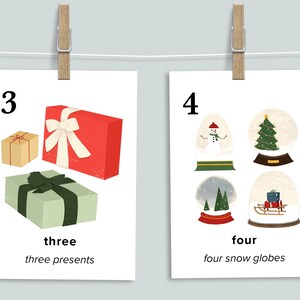 Christmas BUNDLE Printable ABC 123 Cards Homeschool Printables ...