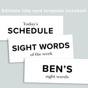 Preschool Circle Time Board Bundle | Printable DIY Learning Wall ...