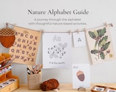 Nature Alphabet Guide Curriculum | Homeschool Preschool Printables | Letter of the Week activities | ABCs