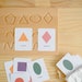 Minimalist Shapes Flashcards Printable | Modern Basic Shape Flash Cards ...