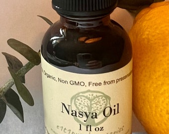 Nasya Oil. Nasal Drops. Nasya Oil Blend.