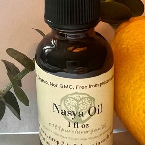 Nasya Oil. Nasal Drops. Nasya Oil Blend.