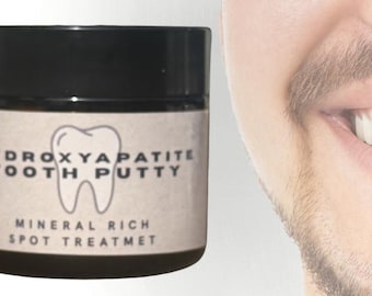Hydroxyapatite Tooth Putty • Mineral Dense Tooth Mask • Shellfish Free