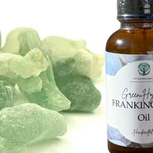 Royal Green Hojari Frankincense Oil • Food Grade • Boswellia Sacra Infused Oil •  Boswellic Acid • Oman Hojari • Ethically Sourced •