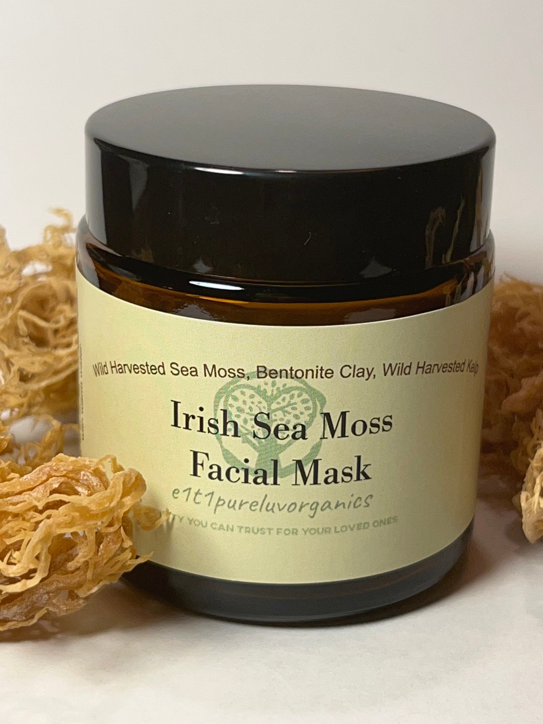 Irish Sea Moss Facial Mask W/ Kelp, Sea Moss Aka Natures Collagen
