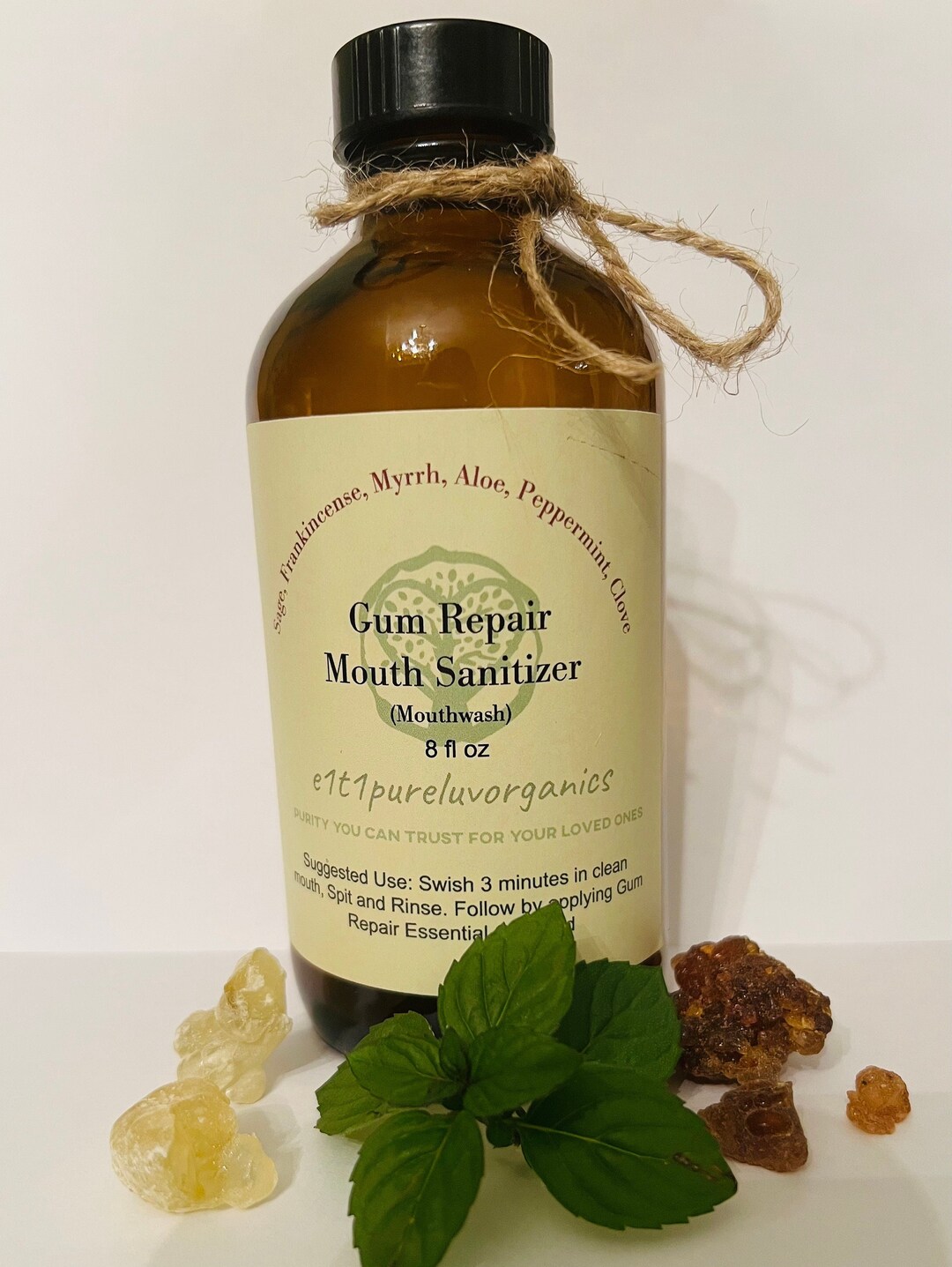 Gum Repair Mondspoeling Orale Spoeling Terugtrekkend - Etsy België