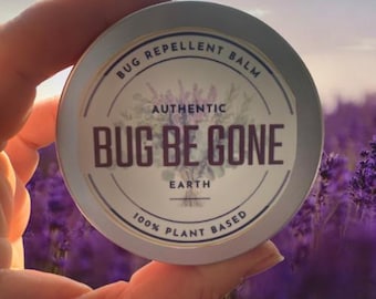 DEET Free Bug Repellent Salve: Vegan Kids Bug Rub • 2oz • Smells like Lavender LemonGrass Vanilla
