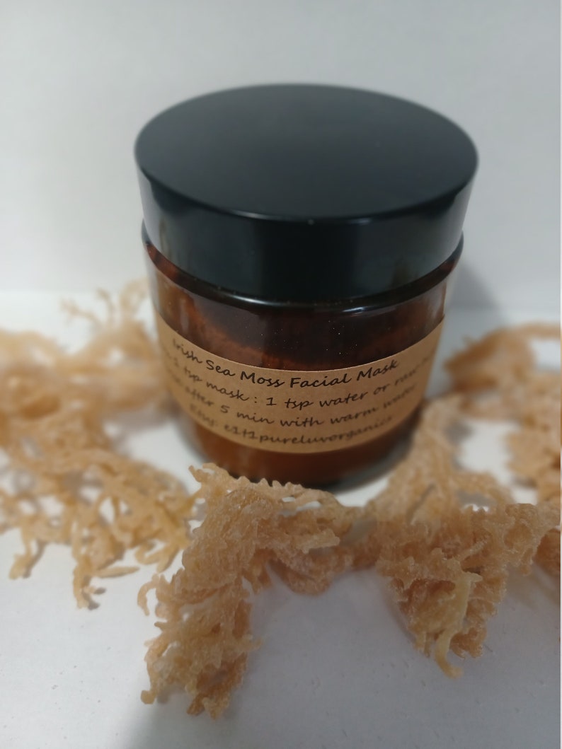 Irish Sea Moss Facial Mask W/ Kelp Sea Moss Aka Natures Etsy
