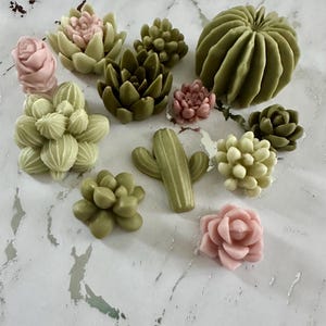 Mini Bulk Cactus Soap - Succulent Soap - Cactus Gift - Cactus Wedding Favor - Cactus Shower Favor - Cactus Party Favor