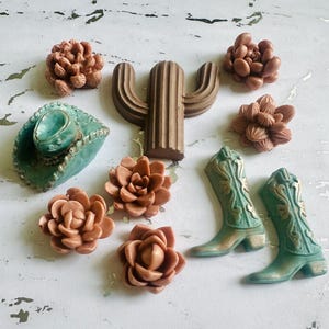 Mini Cowgirl Hat, and boots Soap - Cactus Soap - Cowboy Gift - Cowgirl  Wedding Favor - Country Shower Favor - Country Party Favor