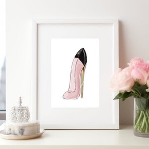 High heel shop shoes perfume