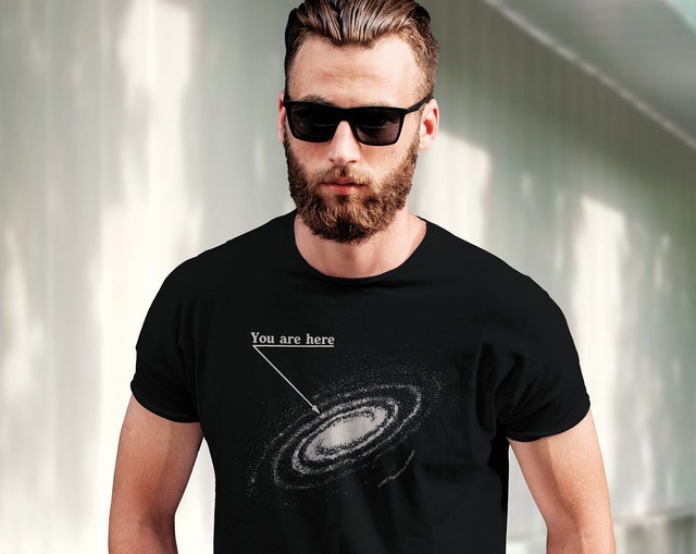 You are here, Milky Way galaxy T-Shirt