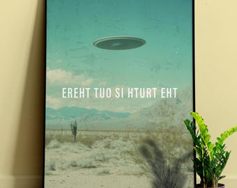 ネイタルデザイン ポスター I WANTTOBELIEVE POSTER