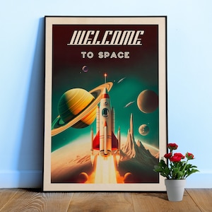 Forbidden Planet Retro Vintage Classic Sci Fi Movie Poster 1956 Black and White Poster by Carol Japp - Fine Art America