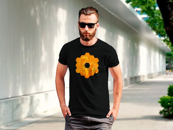 JWST T-shirt, NASA T-shirt, James Webb Space Telescope T-Shirt, Golden Pillars of Creation T-Shirt — Unisex space T-shirt