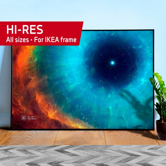 Helix Nebula NGC 7293, NASA Hubble Space Telescope — space poster, science poster, wall decor, abstract poster