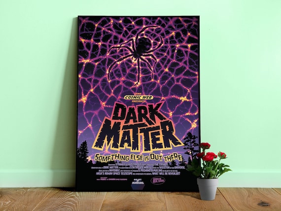Dark Matter (Galaxy of Horrors series), NASA/JPL Exoplanet Exploration — space poster, science poster, retro vintage space poster