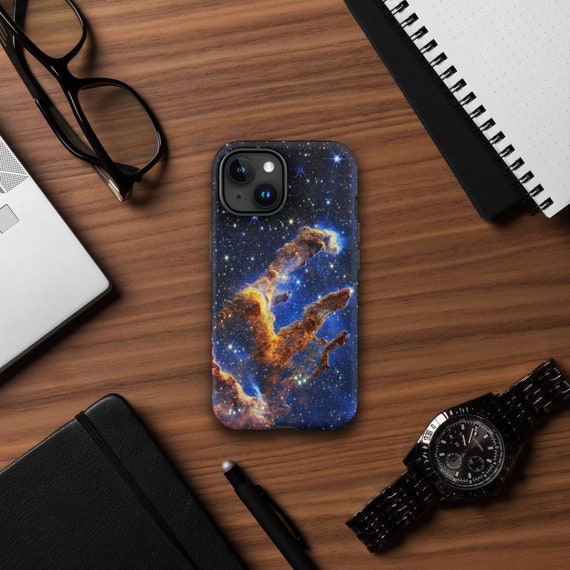 JWST Pillars of Creation 2022 (James Webb/JWST) β Tough Case for iPhone 17-15 case (Glossy/Matte). Space iPhone case. Space case
