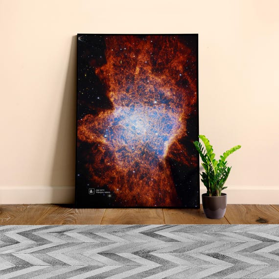 NGC 6072 / Planetary nebula (James Webb/JWST) β space poster, science print, space art, jwst wall decor, NASA art print