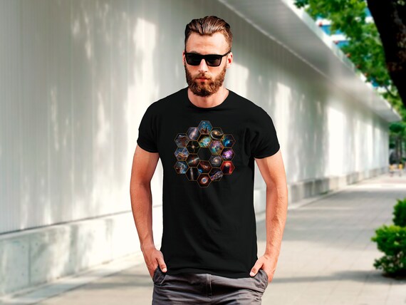 JWST NASA. James Webb Space Telescope (Cosmic mosaic of galaxies) — Unisex space t-shirt, JWST t-shirt