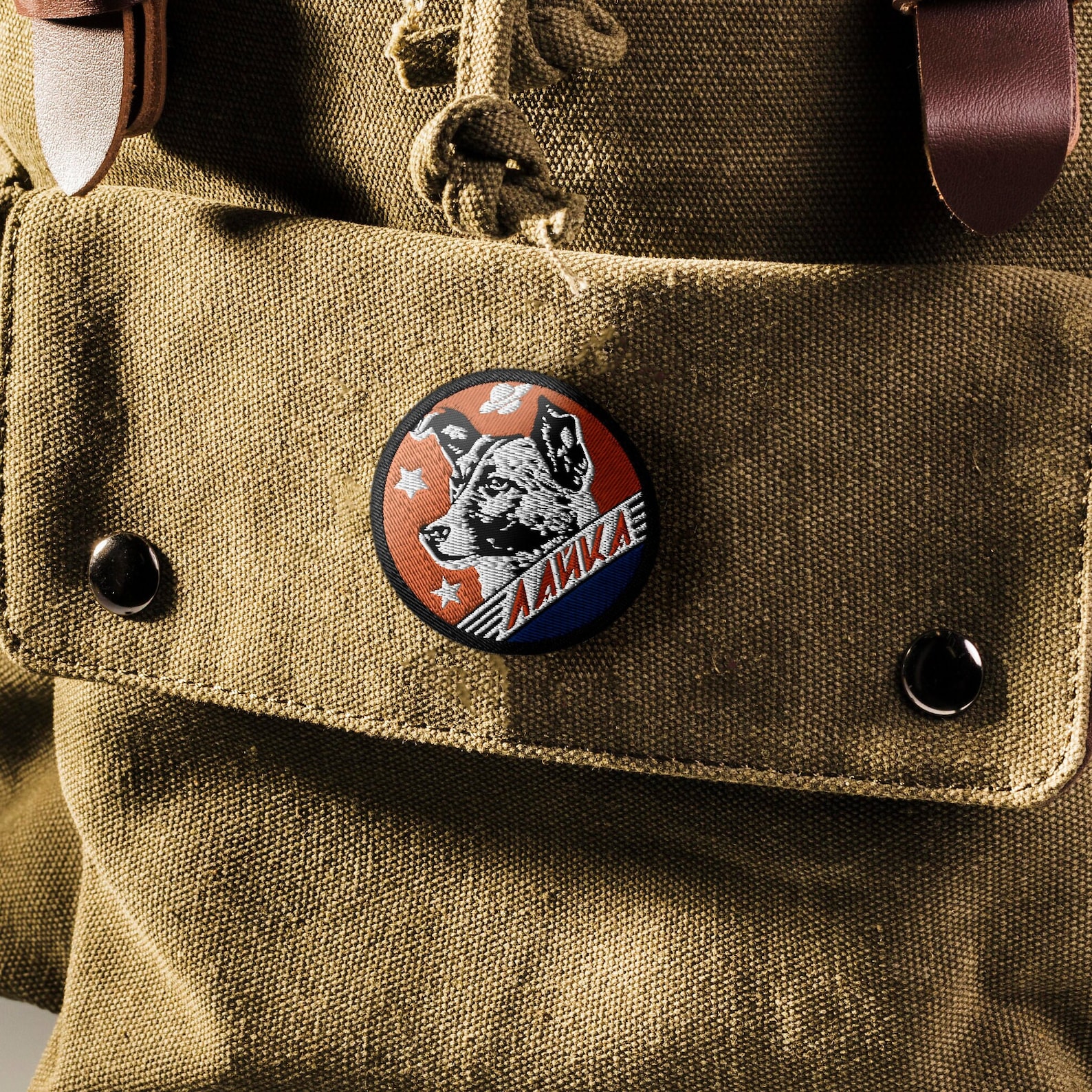Layka Patch Laika Patch, Soviet Vintage Space — Embroidered Patch, Space Patches ...