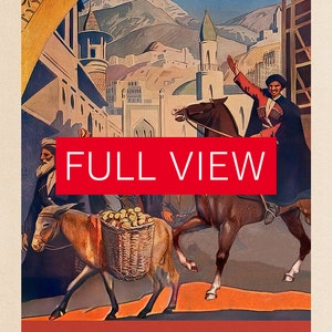 Georgia, 1930s — retro travel poster, vintage travel art, retro travel wall art