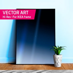 Póster de Pale Blue Dot, Voyager 1 (versión de 2020): póster espacial, impresión científica, arte mural, póster de la NASA, arte vectorial