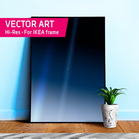 Pale Blue Dot poster, Voyager 1 (2020 revision) — Space poster, science print, wall art, NASA poster, vector art